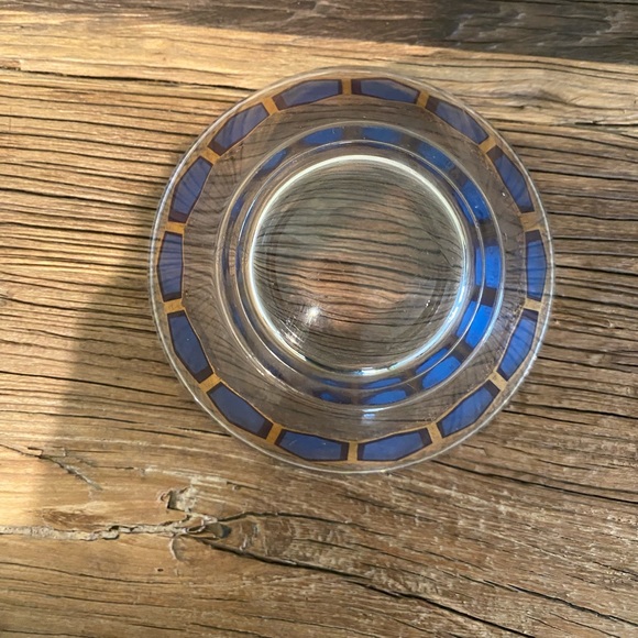 Vintage Washington Pasinski Blue Hexagon Bowl 
One Bowl - Picture 10 of 11